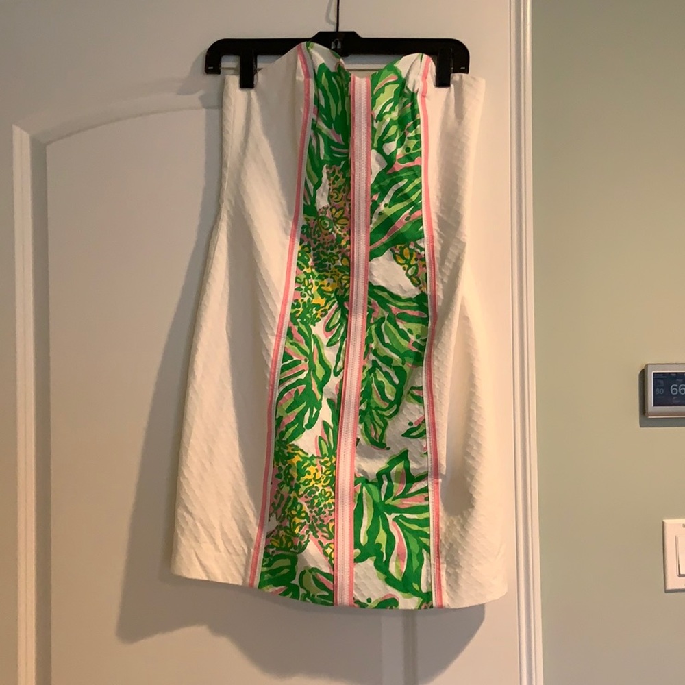 Lilly Pulitzer strapless dress